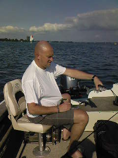 Rob met mmoi weer op het Gooimeer
