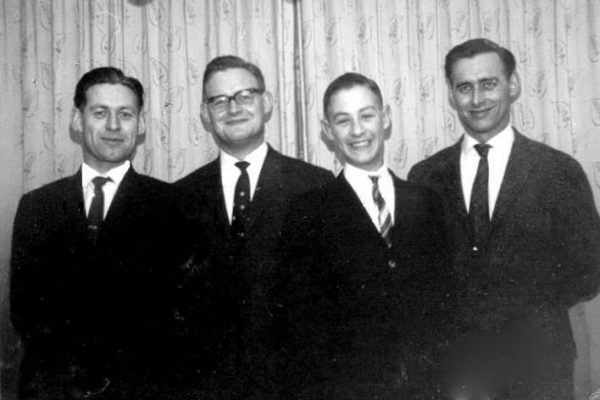 1963 febr De 4 broers Rigter 1963 febr De 4 broers Rigter
